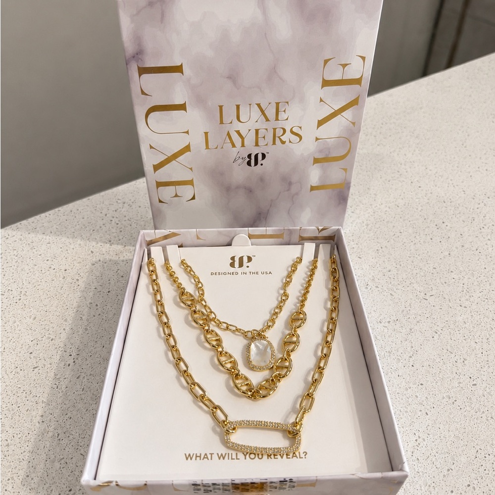 Luxe Layers BP Gold-Tone Layered Necklace Set